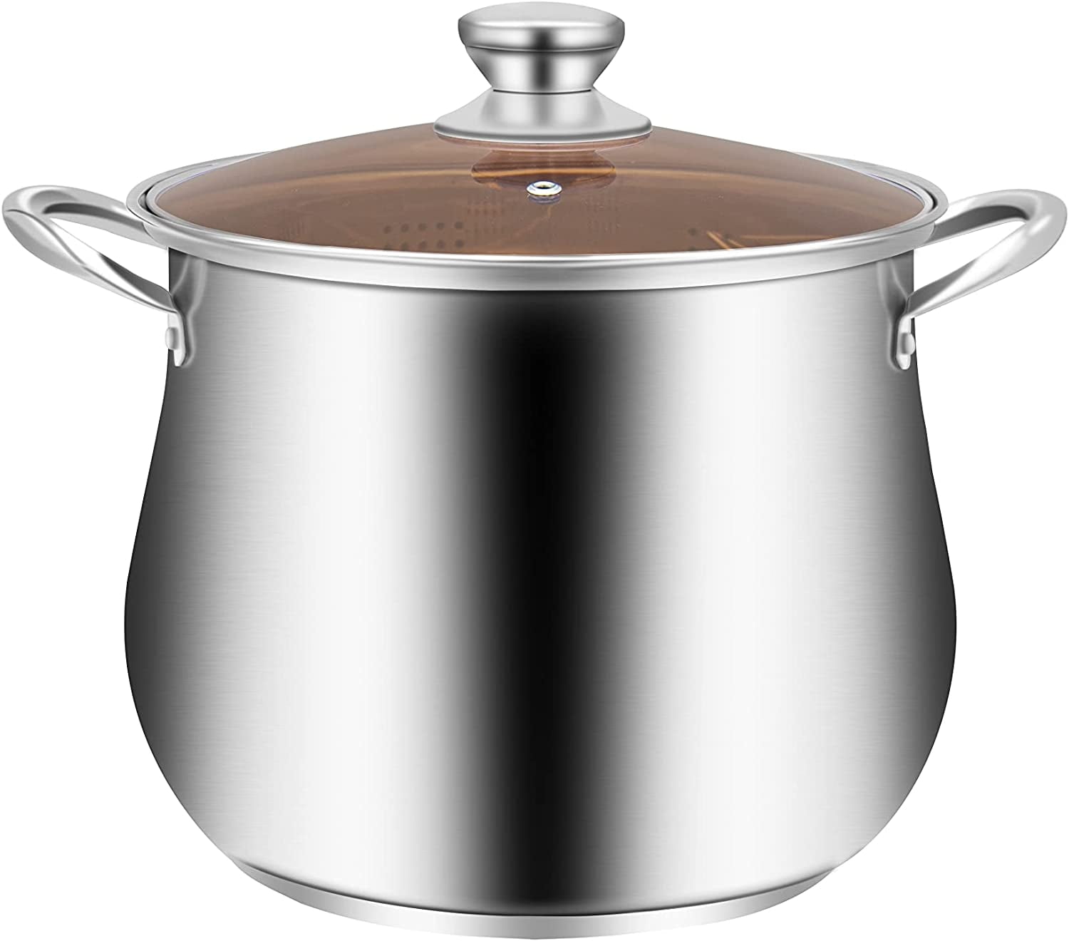 Stock Pot Stainless Steel With Basket - Soup Pot With Lid
