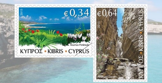 Cyprus Released Stamps on The Beauty of Akamas