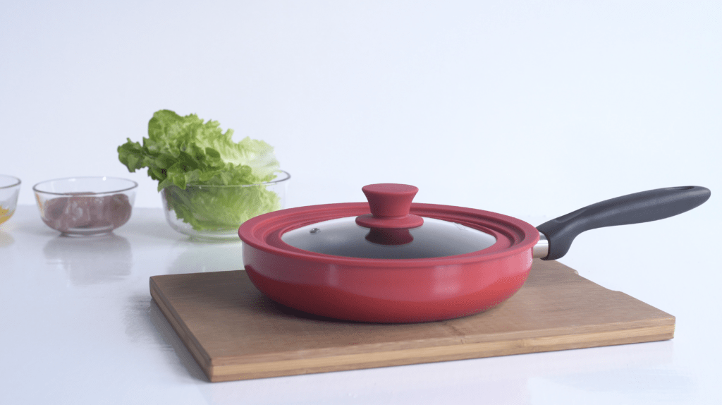 lid on chopping board