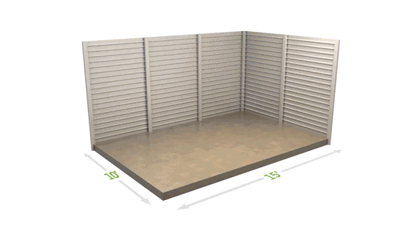 storage unit size