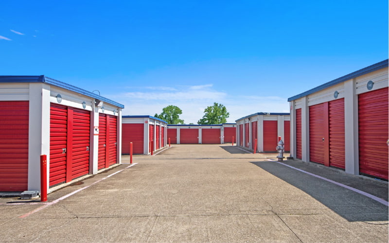 living in a storage unit