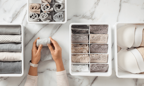 drawer organizers to separate items