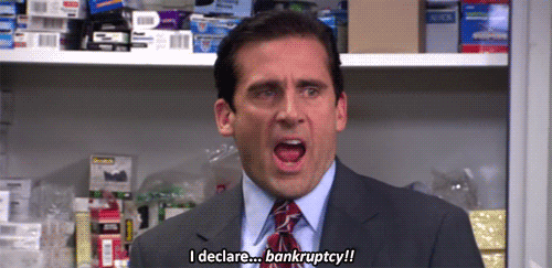 i declare bankruptcy